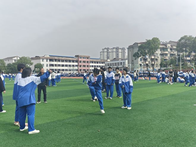 桃源二中：燃动青春！运动会团体项目热血上演(图3)